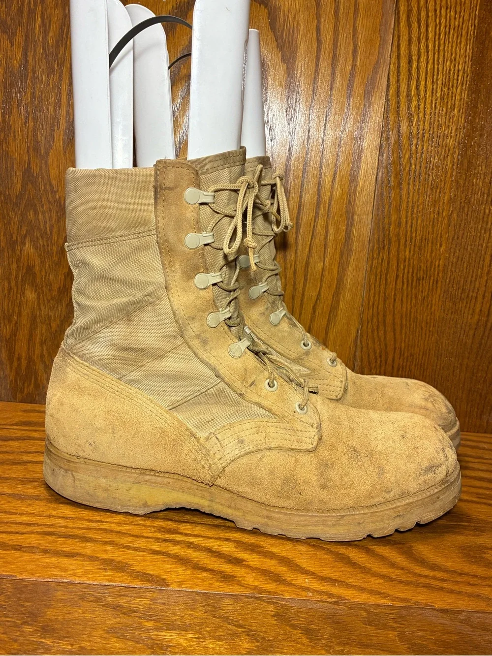 Altama 5200 PJ 07-07 Vibram Military Desert Tan Combat Boots Men's Size 10.5
